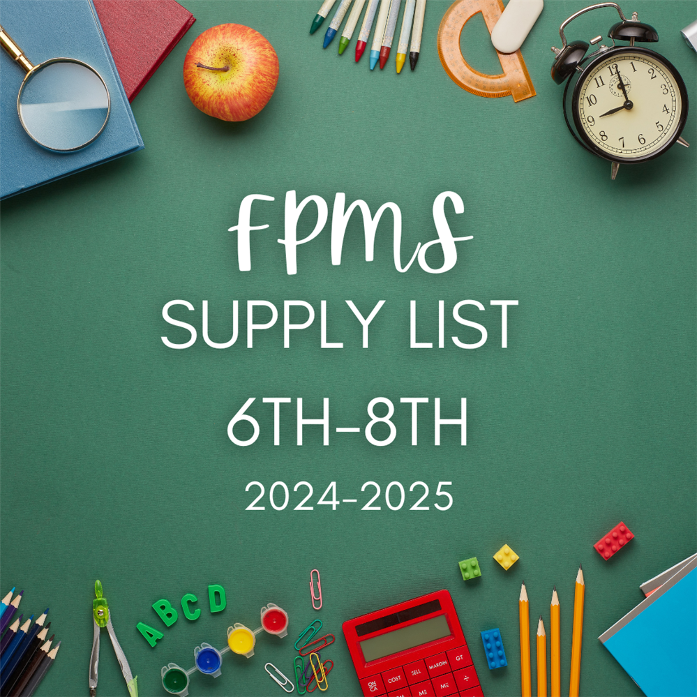  supply list